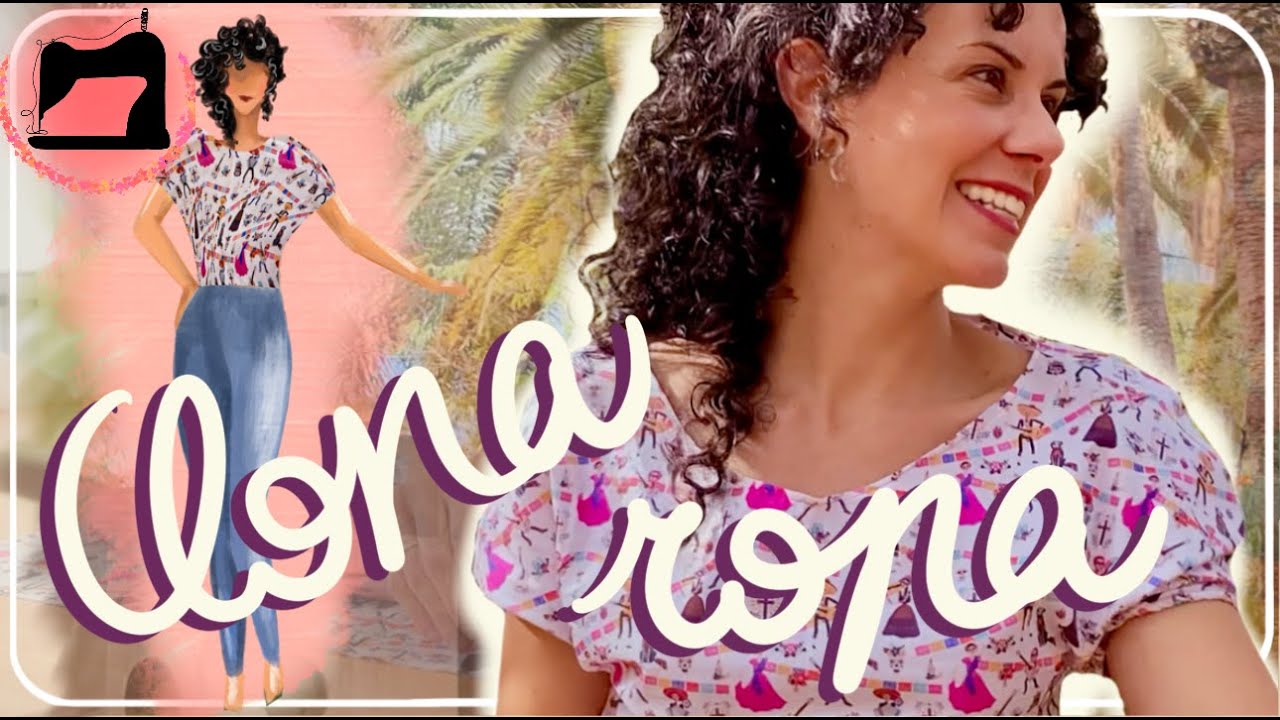 Blusa fruncida FÁCIL clonando camiseta.