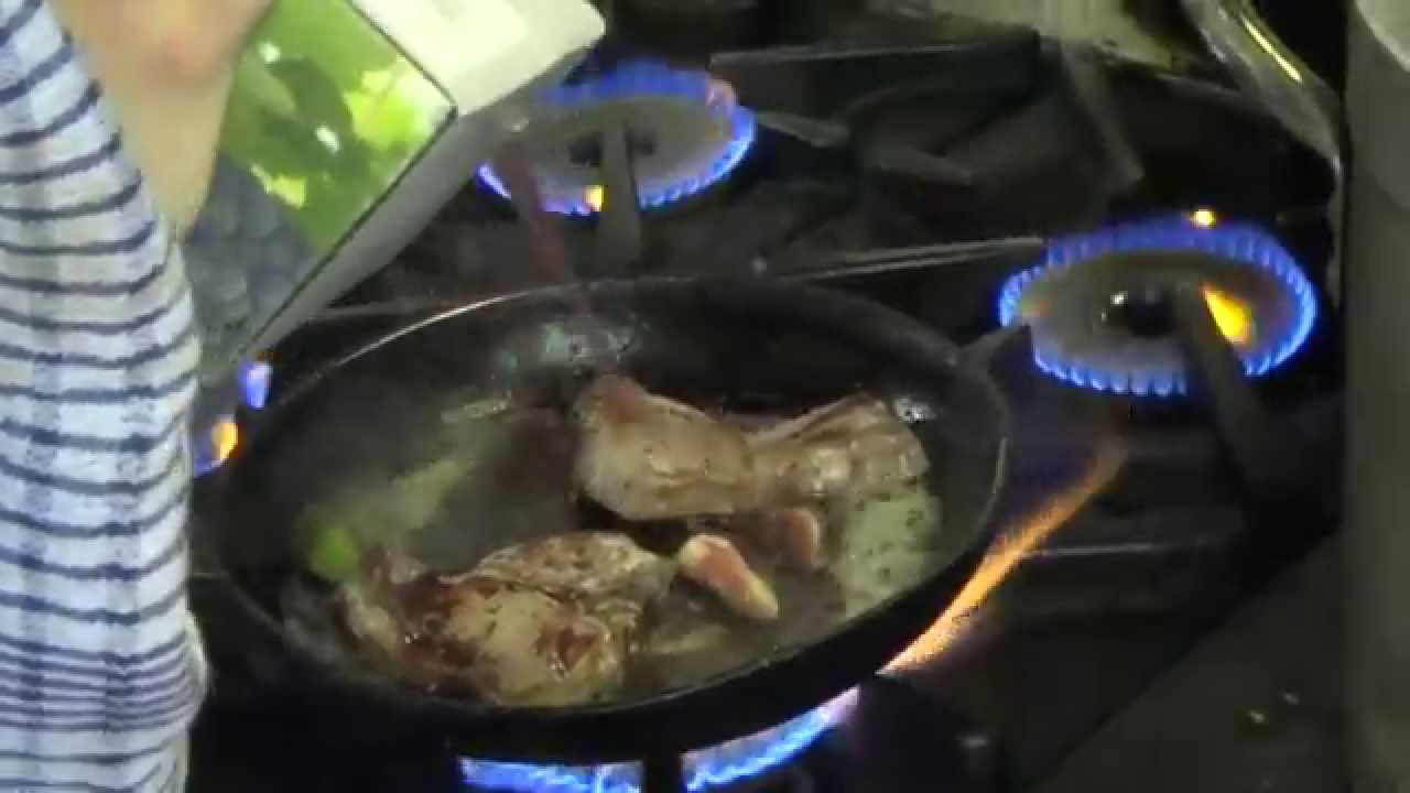Chef demo: Glasgow's Barca Tapas cooks tapas, lamb cutlets, scallops & spiced chickpeas