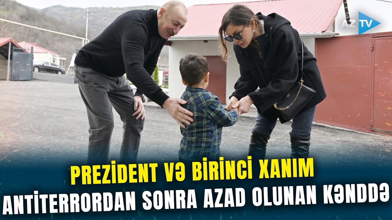 Prezident İlham Əliyev və birinci xanım Xocavəndə səfər etdilər – Xanoba sakinləri ilə görüşdülər