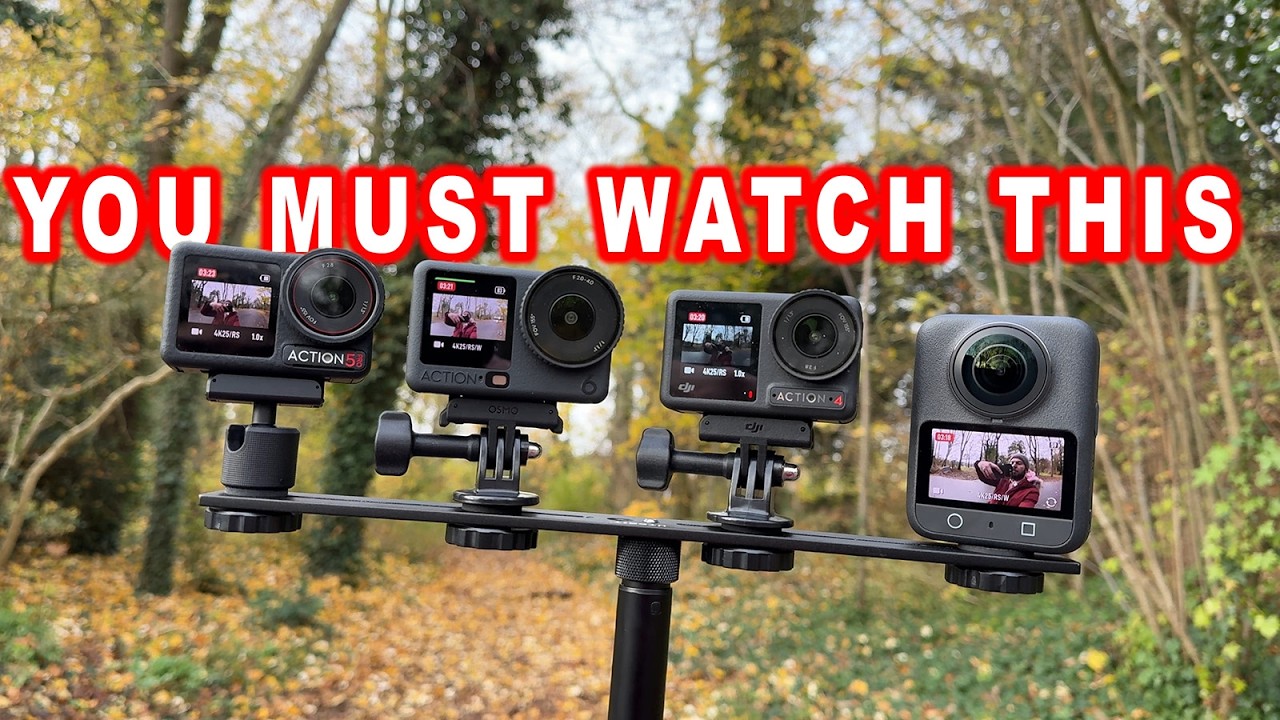 Поклонникам DJI это не понравится… Osmo Action 6 против 5 Pro против 4 против 360!