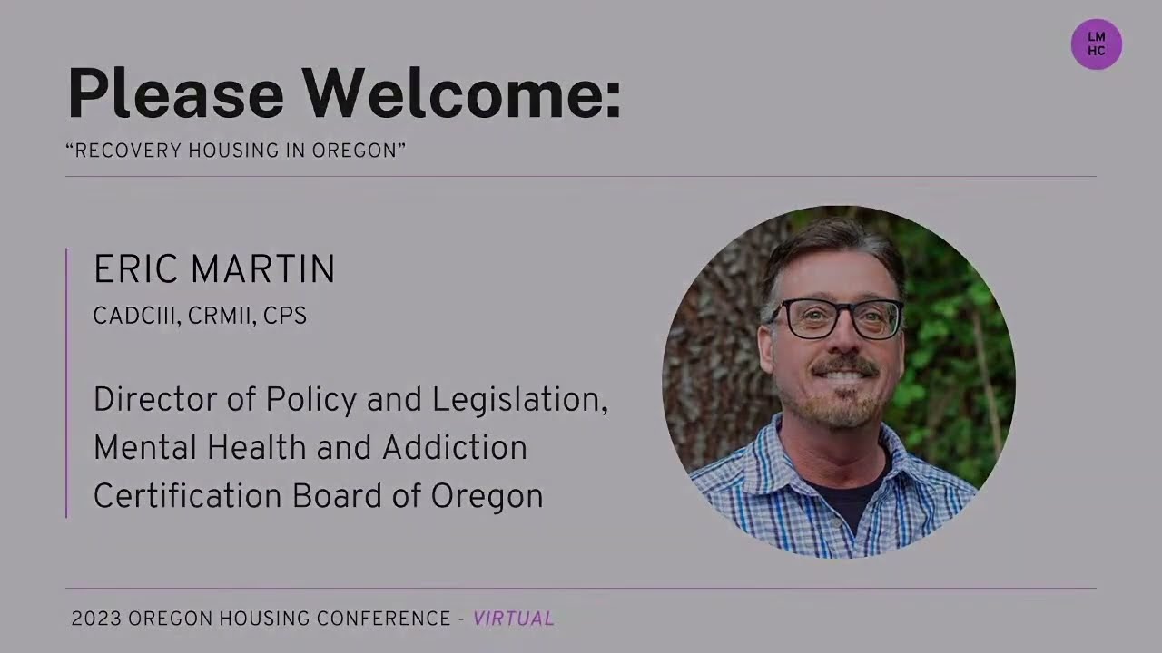 Eric Martin - Recovery Housing in Oregon