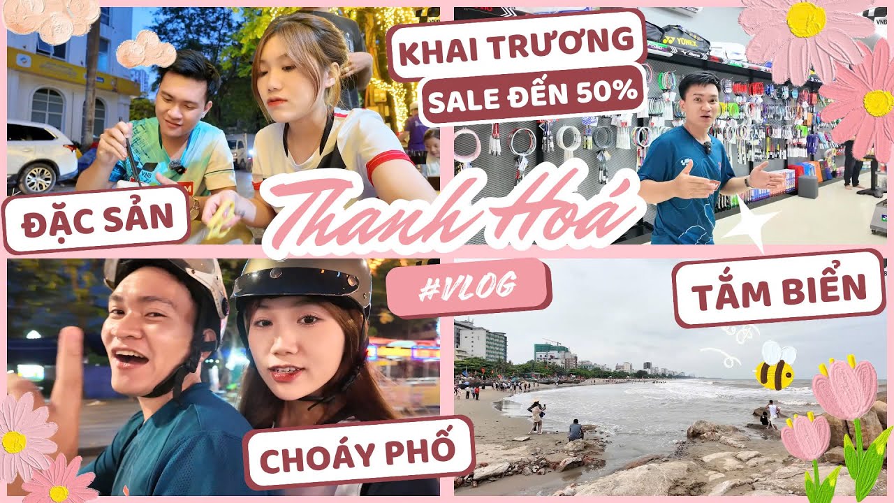 VNB Vlog: 2 Ngày khám phá Thanh Hoá | Tham quan Shop cầu lông Thanh Hoá To Nhất - VNB Sport