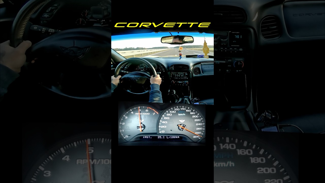 This Close to 300 km/h&hellip; 🤏🏼 #corvette  #topspeed #autobahn
