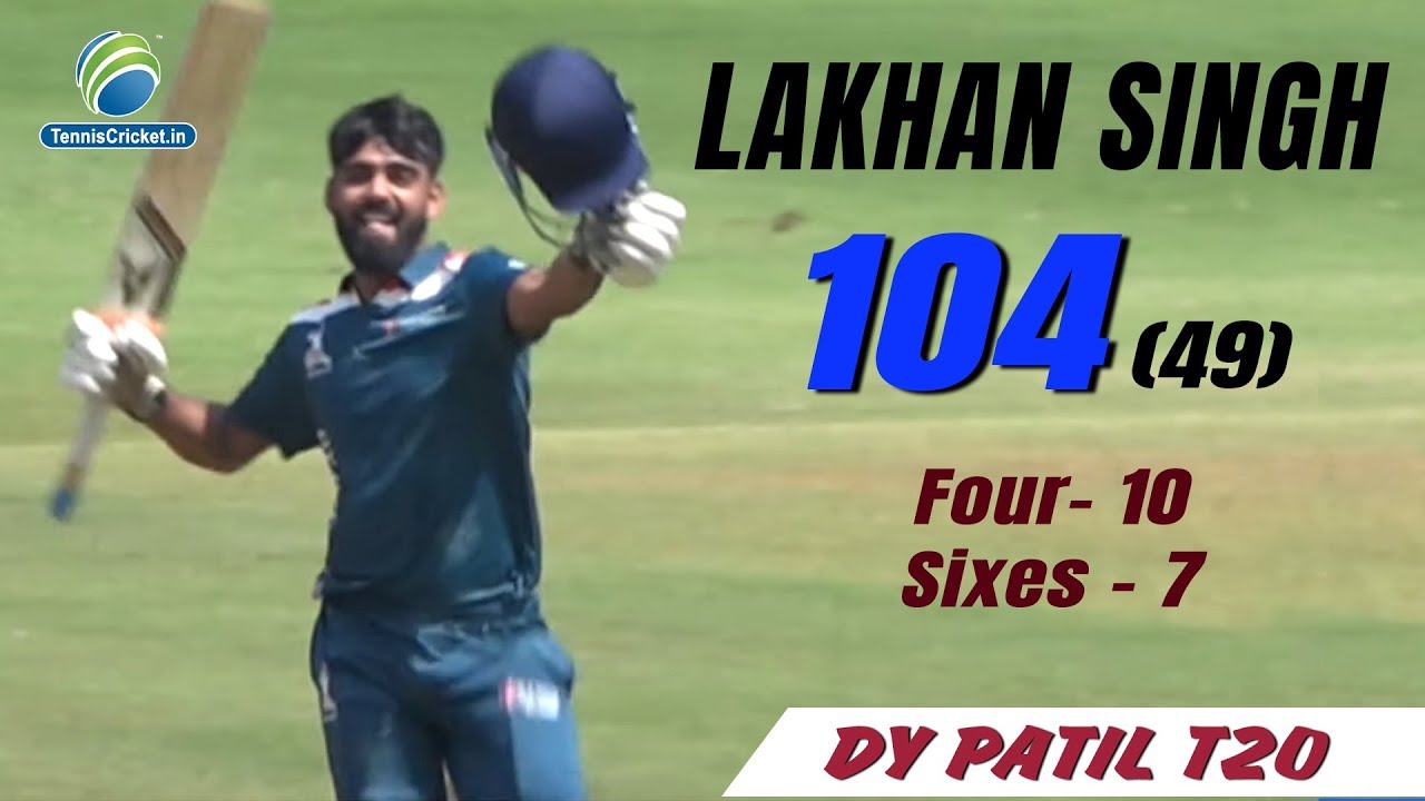 Lakhan Singh 100 in DY Patil T20 Cup, 2020 | Nerul, Navi Mumbai