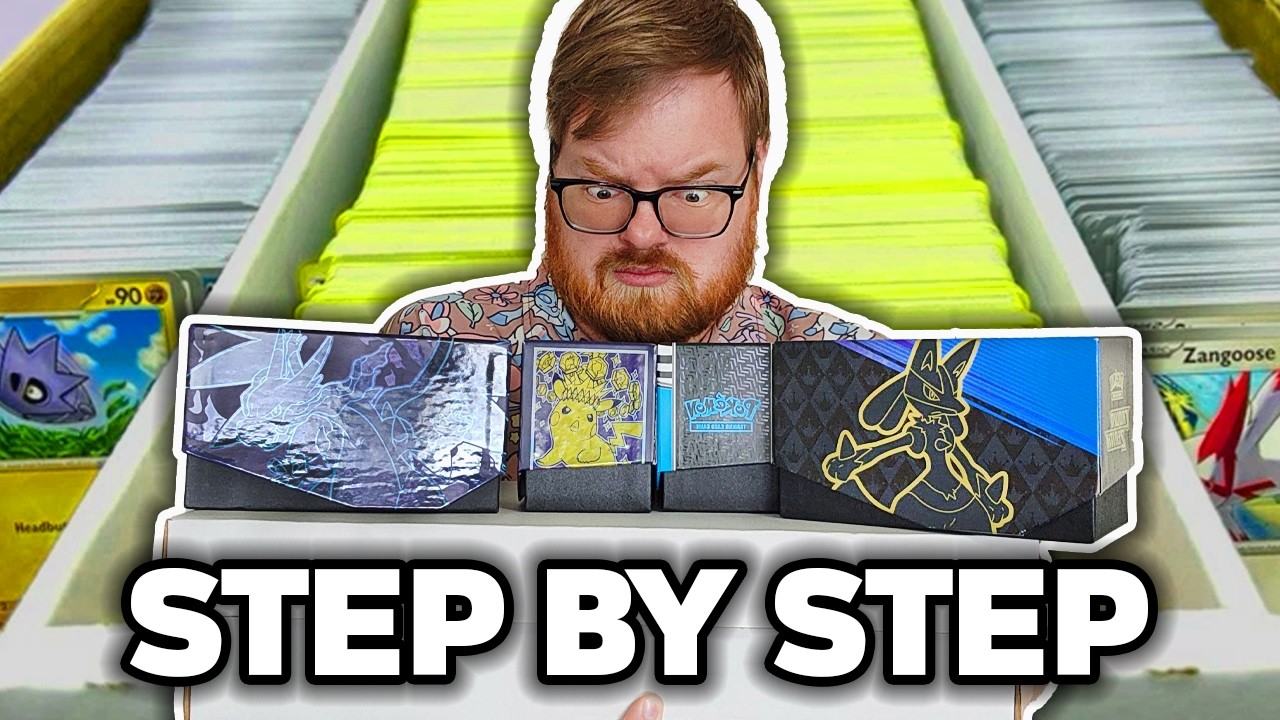I Bought 10,000 TCG Cards, Here's EXACTLY How We Organize!