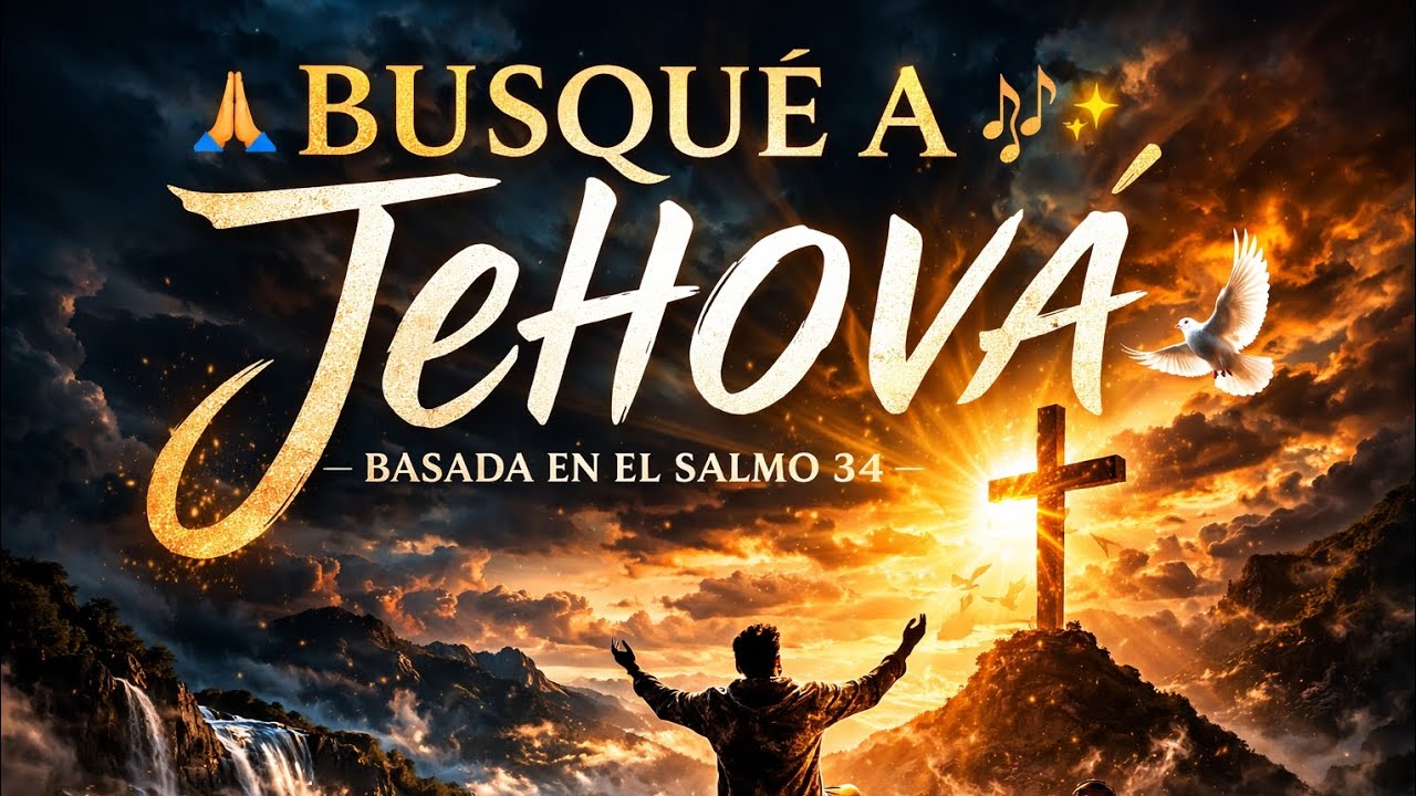 🙏 Busqué a Jehová 🎶 y Él me Oyó ✨ | Basada en el Salmo 34 | Adoración Profunda | Zabdian de Sión 