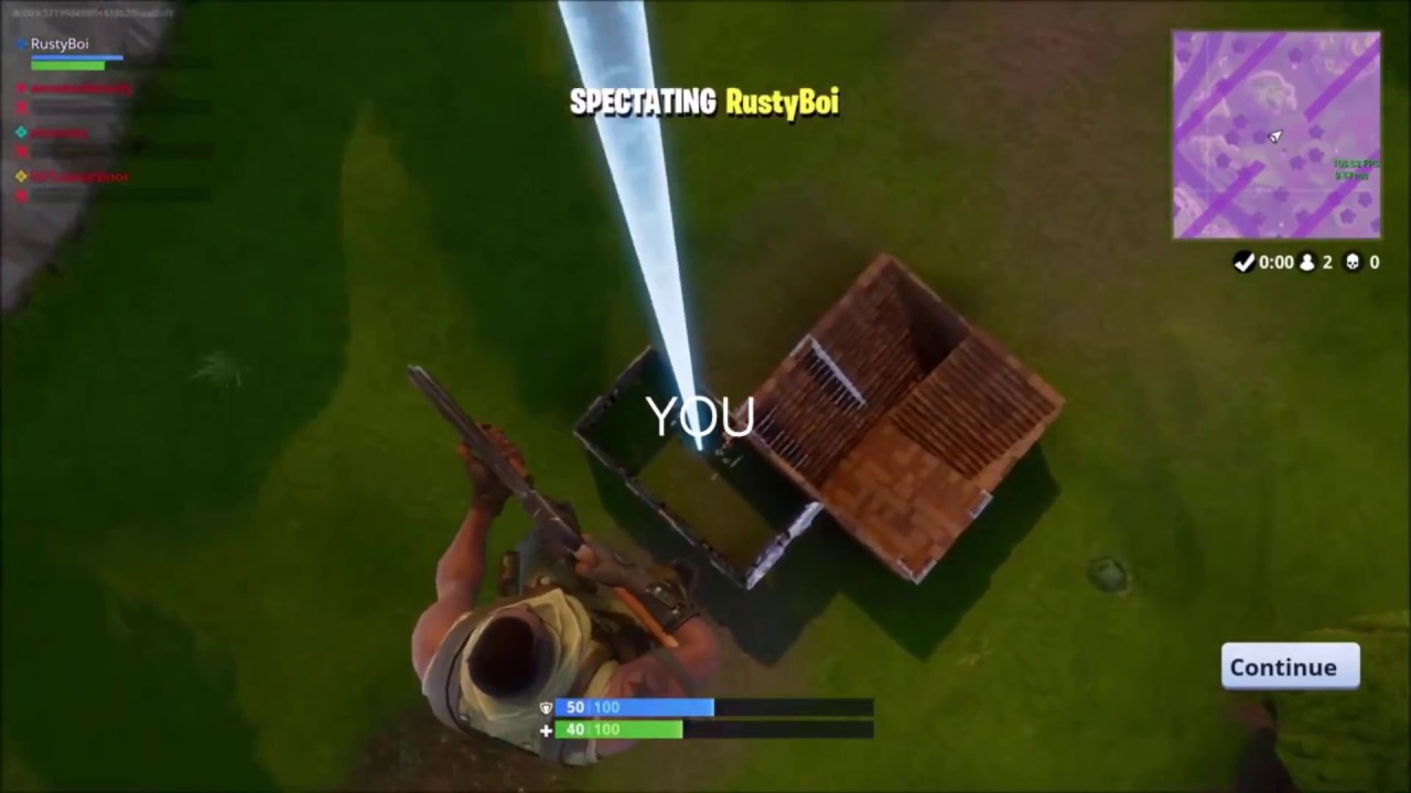 When you Hear Footsteps in Fortnite