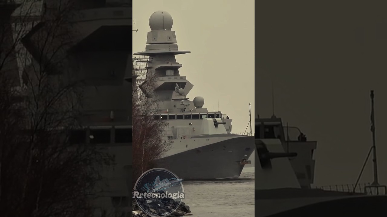 O novo conceito de fragata naval. #FREMM #Fragata #FREMMFrigate #Avia&ccedil;&atilde;oNaval #Marinha