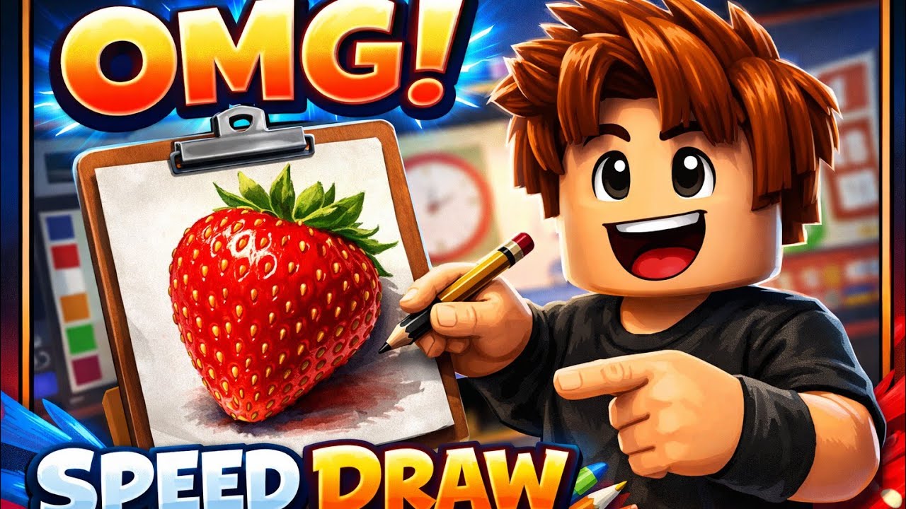 Ich spiele heute wieder mal speeddraw in ROBLOX