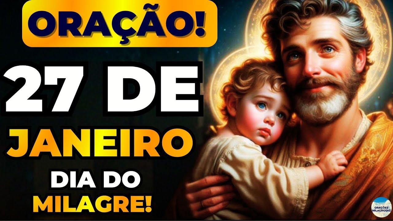 🙏ORAÇÃO DE SÃO JOSÉ 🙌O MILAGRE IMPOSSÍVEL VAI SE REALIZAR HOJE!
