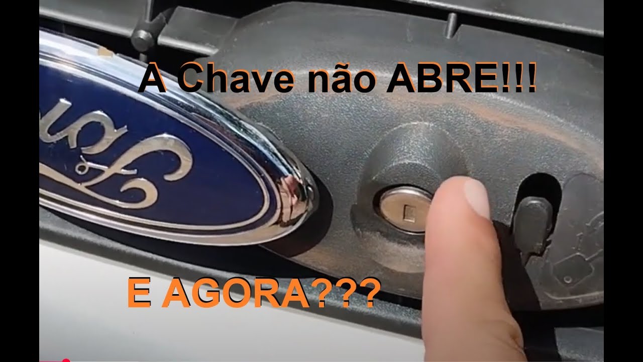 Como abrir capô do Focus 2010 com trava quebrada