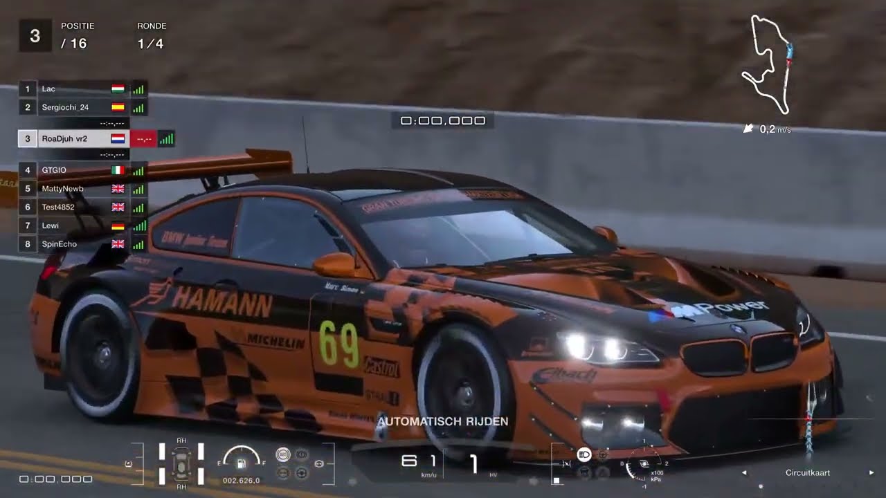 Group C - Gt3 start P3 hit in the hearpin, good solid race after that