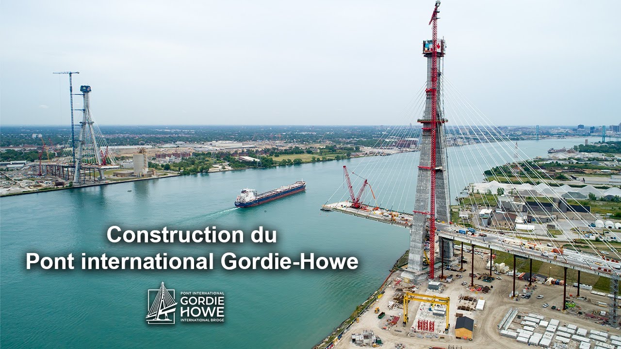 Construction du Pont international Gordie-Howe
