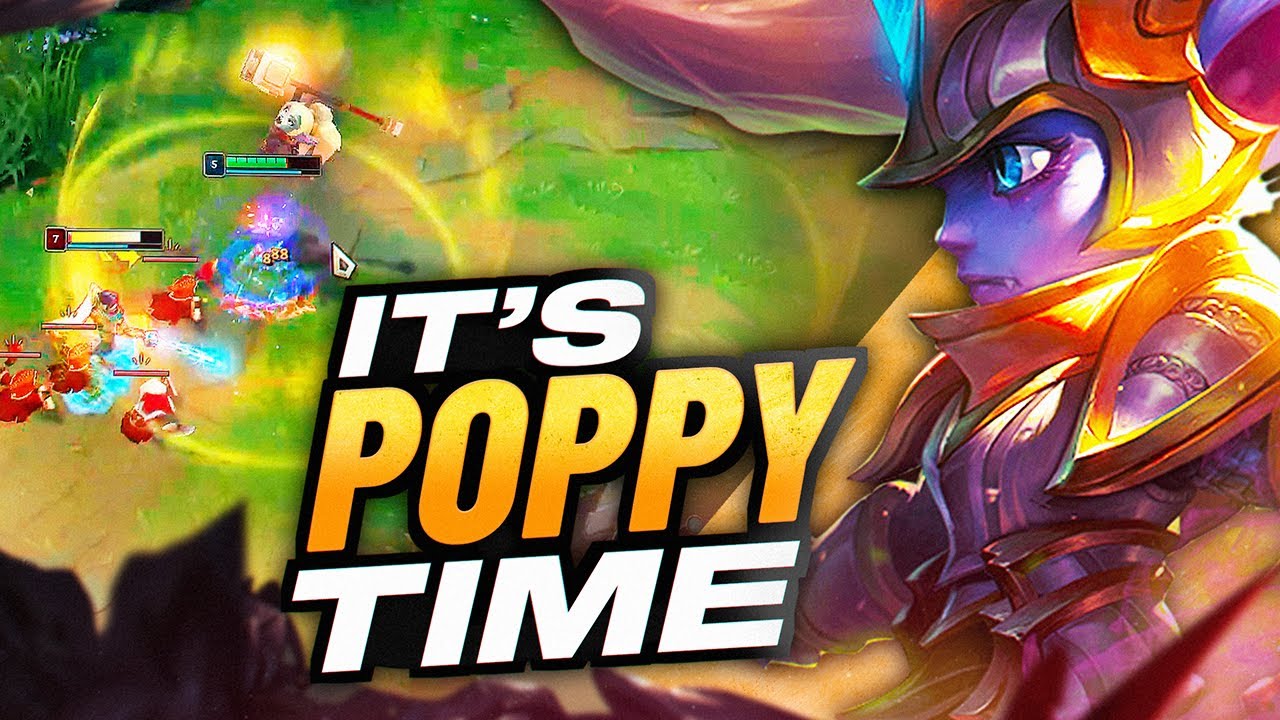 🤩 *POPPYPOOM* ¿ME PELEO con mi SUPPORT? JUEGA ESTA CAMPEONA PARA  NO COMPLICARTE la JUNGLA