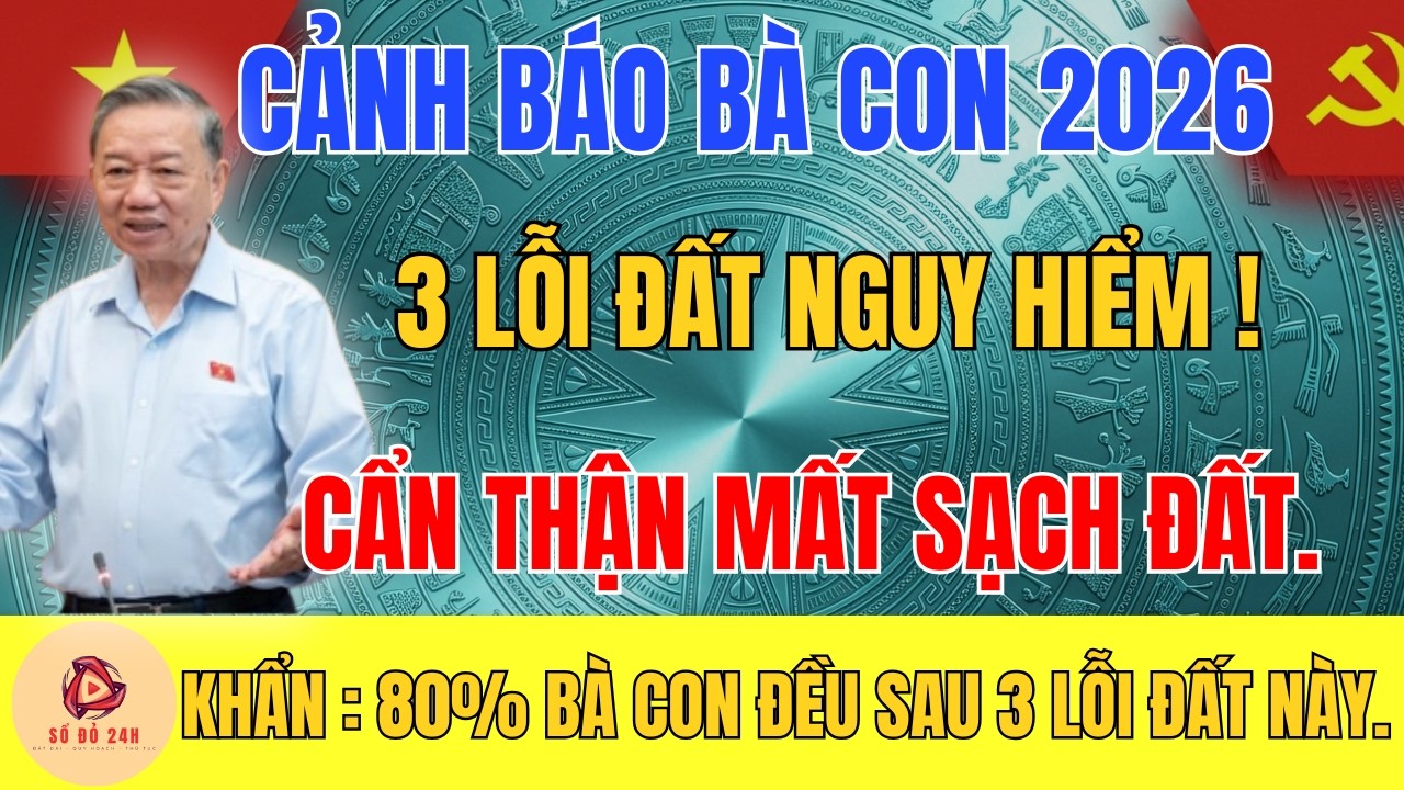Sổ Đỏ 2026: Nhận Diện 3 Trạng Thái Nguy Hiểm Trước Khi Quá Muộn
