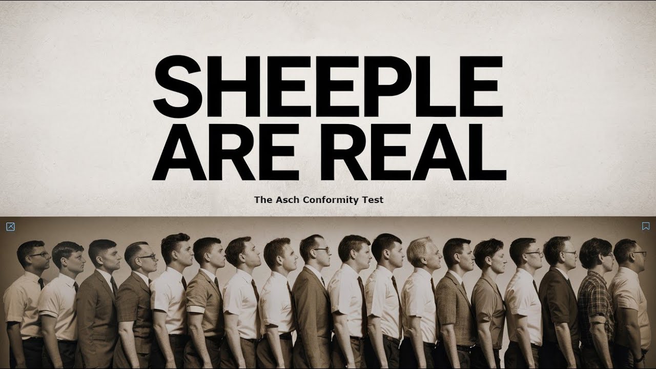Sheeple Are Real, The Asch Conformity Experiment - Paradoxxed (Episode 9)