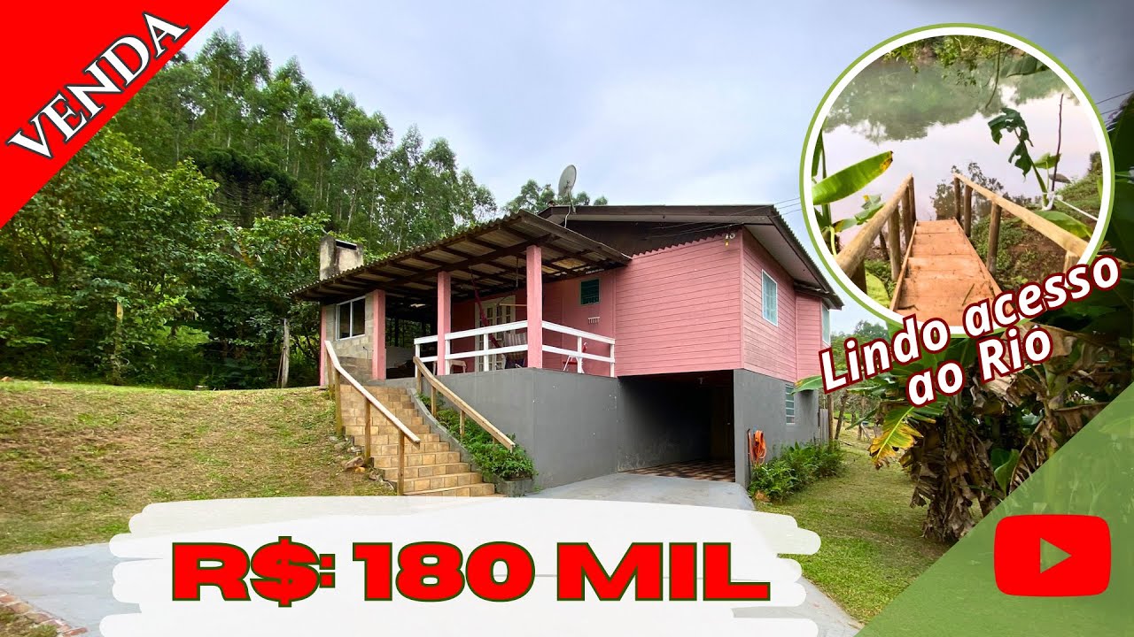 VENDIDO - Linda casa de madeira na beira do Rio em Maquiné-RS por R$180 mil reais😍