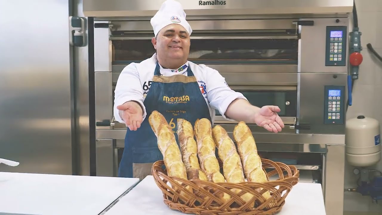 BAGUETE FRANCESA COM A MOTASA 65 PAIN LEVAIN ( M65 )