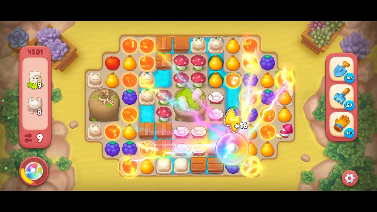 Gardenscapes Level 4501 [Hard Level] #androidgameplay #viralvideo #tranding #gardenscapesgameplay