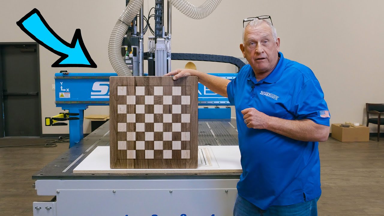 ShopSabre CNC — шахматная доска на фрезерном станке серии IS