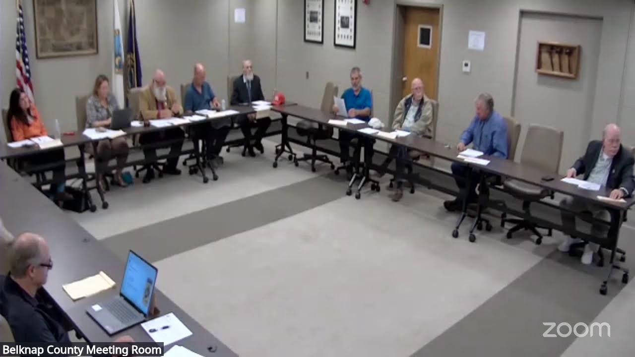 Belknap County Delegation Meeting 10/1/25