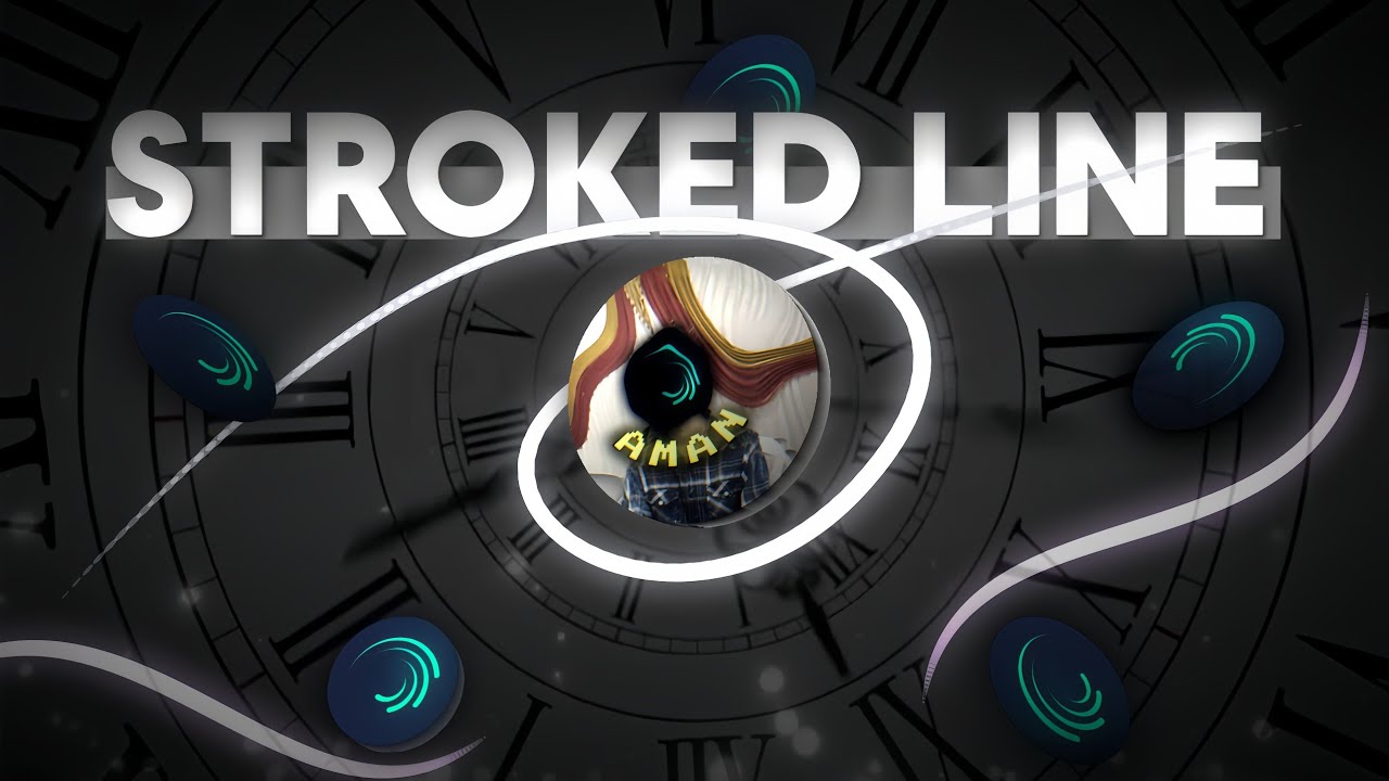 Stroke line Animation - Alightmotion tutorial.