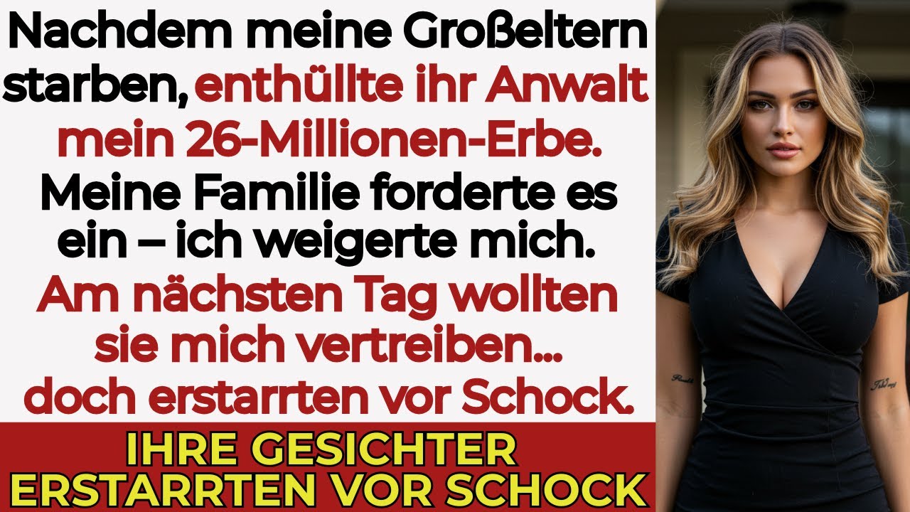 Meine Familie forderte 26 Mio. nach dem Tod meiner Großeltern — aber ich weigerte mich und enterbte.