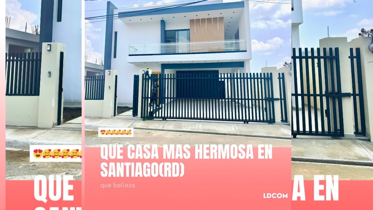 UNA SÚPER CASA DE VENTA EN SANTIAGO DE LOS CABALLEROS, YO PERSONALMENTE LE DOY UN 💯📲