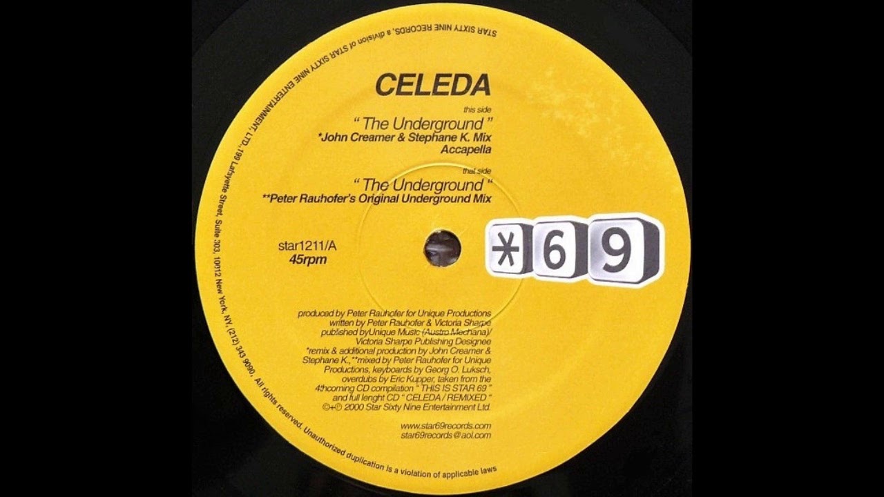 Celeda ‎– The Underground (John Creamer & Stephane K. Mix) [HD]