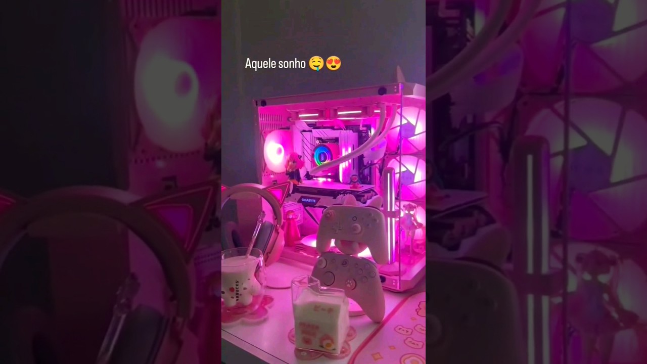 PC Game Top Das Gal&aacute;xias Rosa #shorts #barbie #pc #setup #shortsfeed