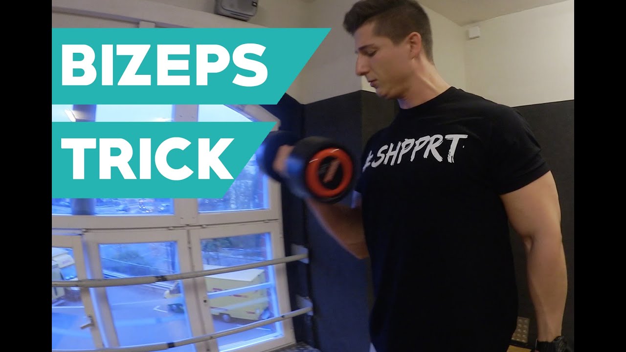 Mehr Wachstum mit diesem Bizeps Trick