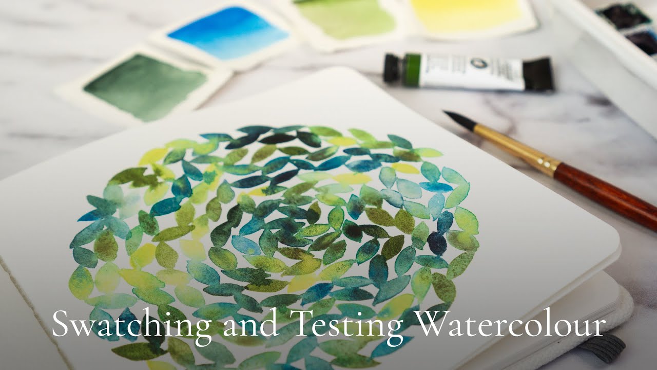Sketchbook Session 5 | Swatching a new watercolour and choosing paints for your projects