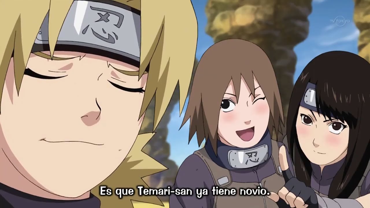 Temari rechaza a un ninja que se enamor&oacute; de ella