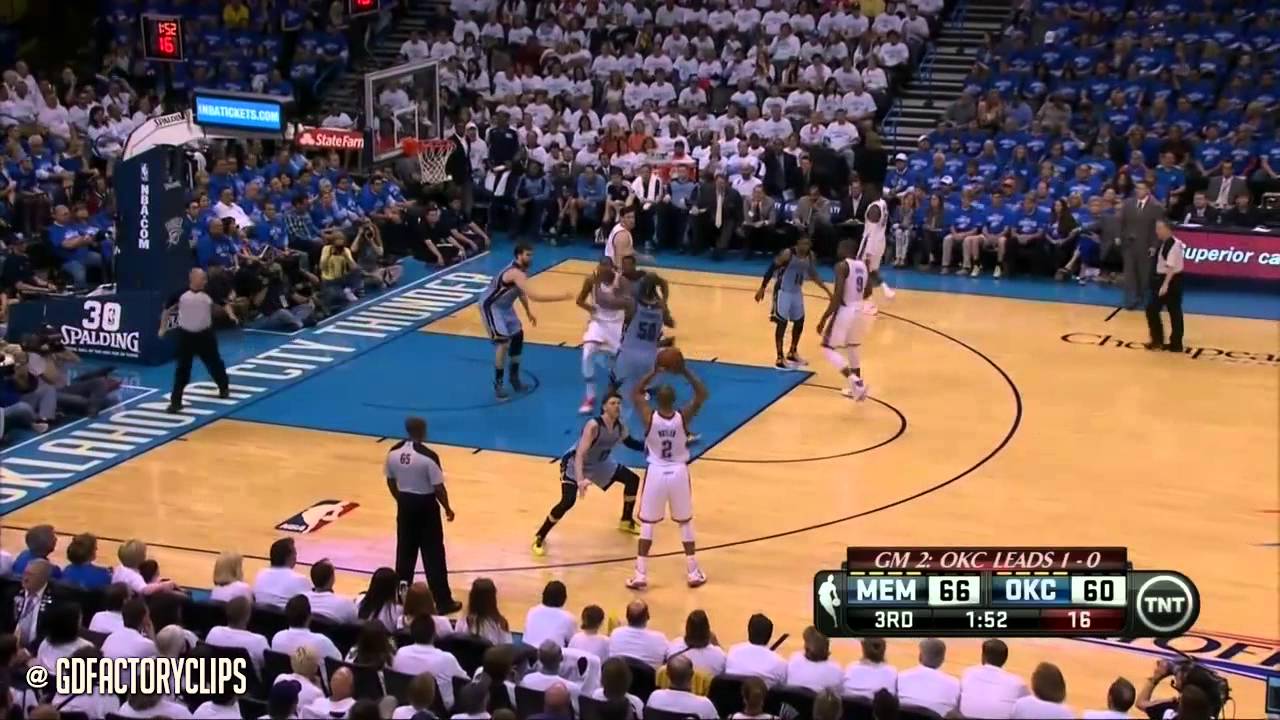 Kevin Durant Full Highlights vs Grizzlies 2014 Playoffs West R1G2 - 36 Pts, 11 Reb