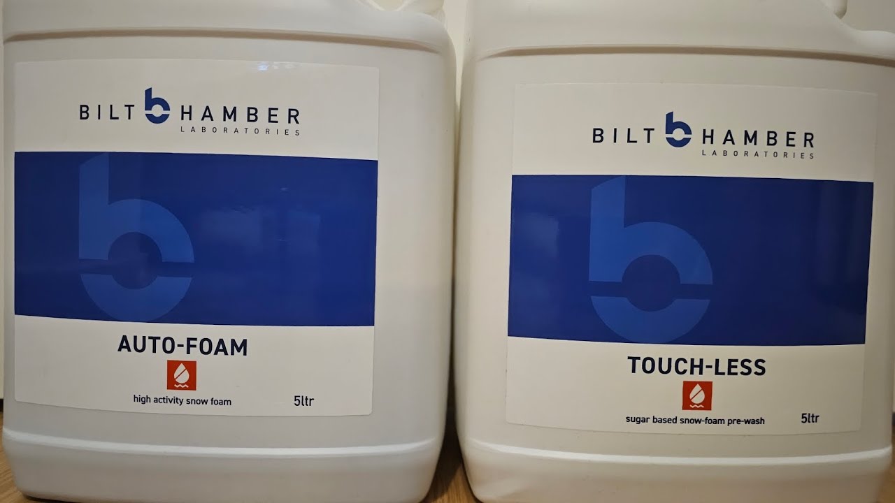 Bilt Hamber Auto Foam (4%) vs Bilt Hamber Touch Less (4%)