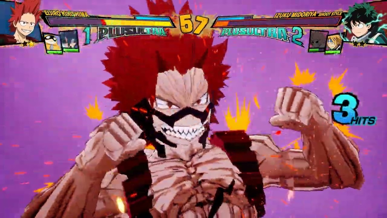 My Hero One's Justice 2 - Red Riot Unbreakable (Arcade Mode) (Gameplay)