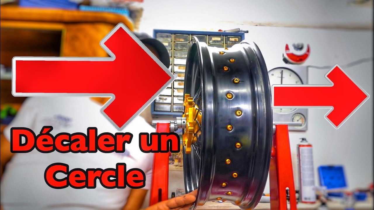 TUTO MECA : DÉCALER UN CERLE  / chaîne qui frotte le pneu