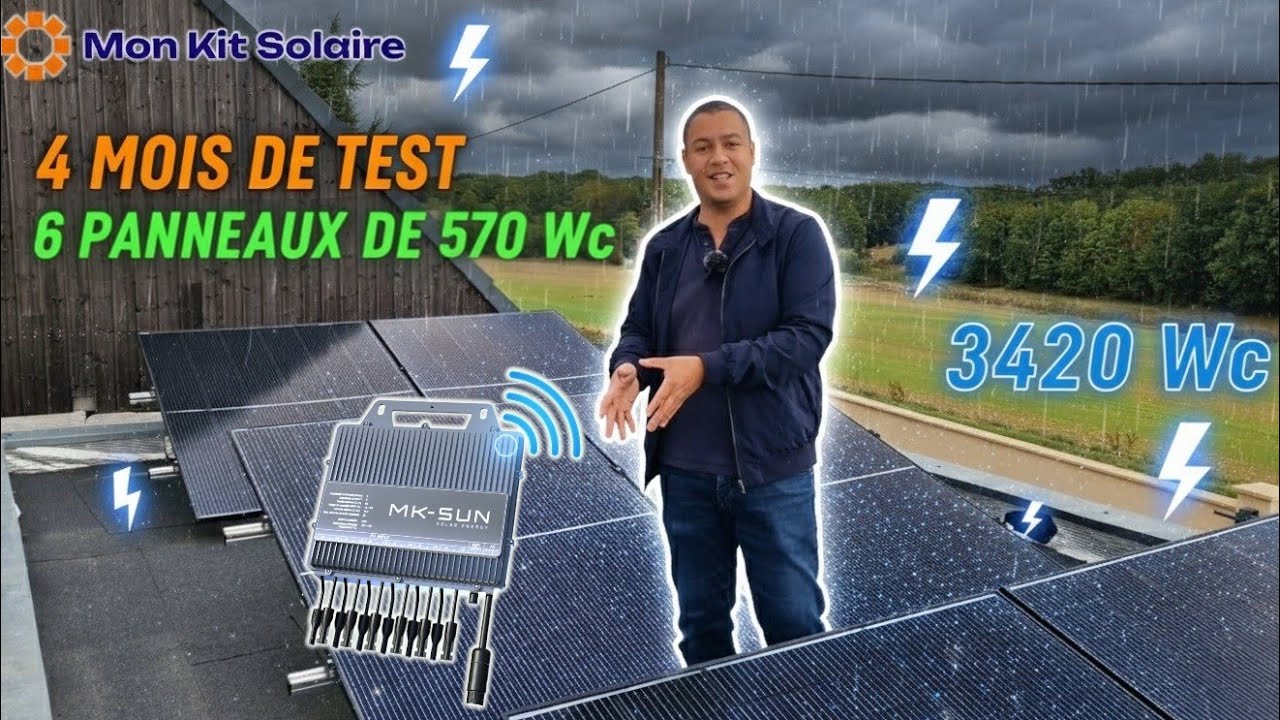 Installation @MonKitSolaire 3420 Wc : bilan après 4 mois de production ☀️🌦️