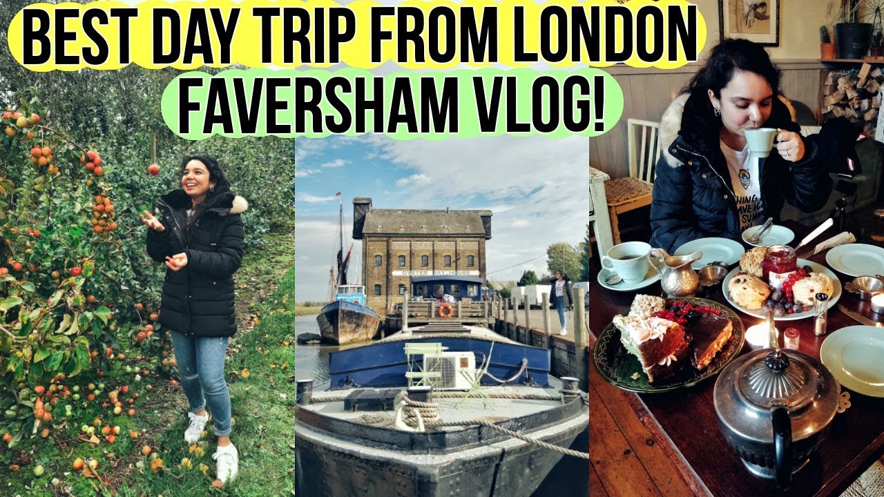 Orchard and Classic British Afternoon tea! Exploring FAVERSHAM!! ☕