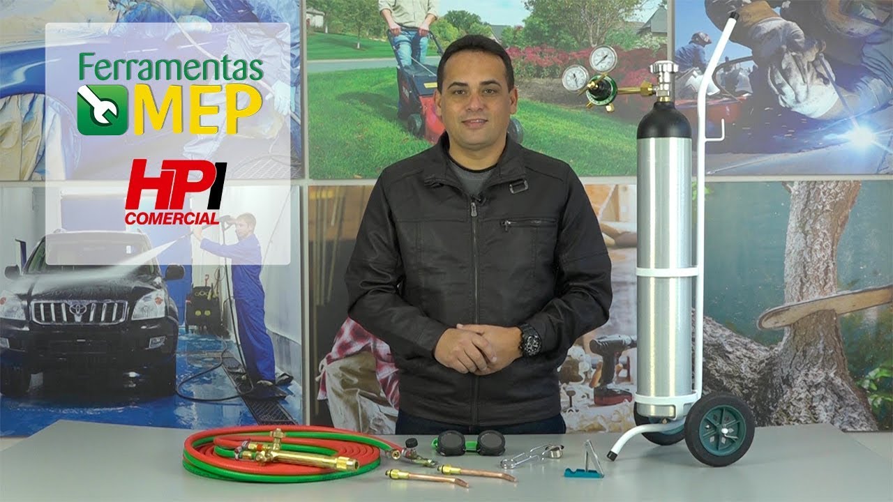 Conjunto de solda PPU Aluminio sem botijão de GLP