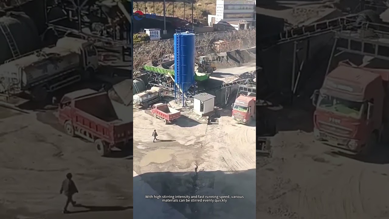 Building a Road with a Stabilized Soil Mixing Station #stabilizedsoilmixingplant