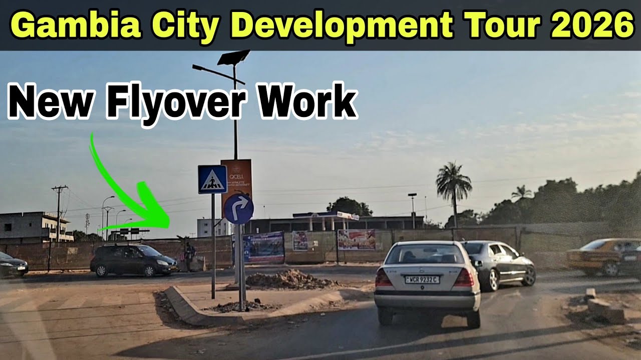 Gambia Infrastructure Boom | New Paved Roads & Flyover WorkBakoteh & Sukuta New Roads Oic Road 