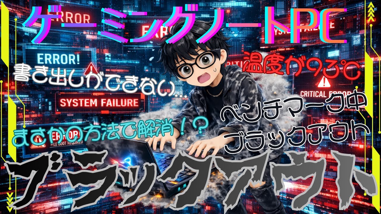 【神の独り言】ゲーミングノートPC買ったが、まさかの故障の疑い
