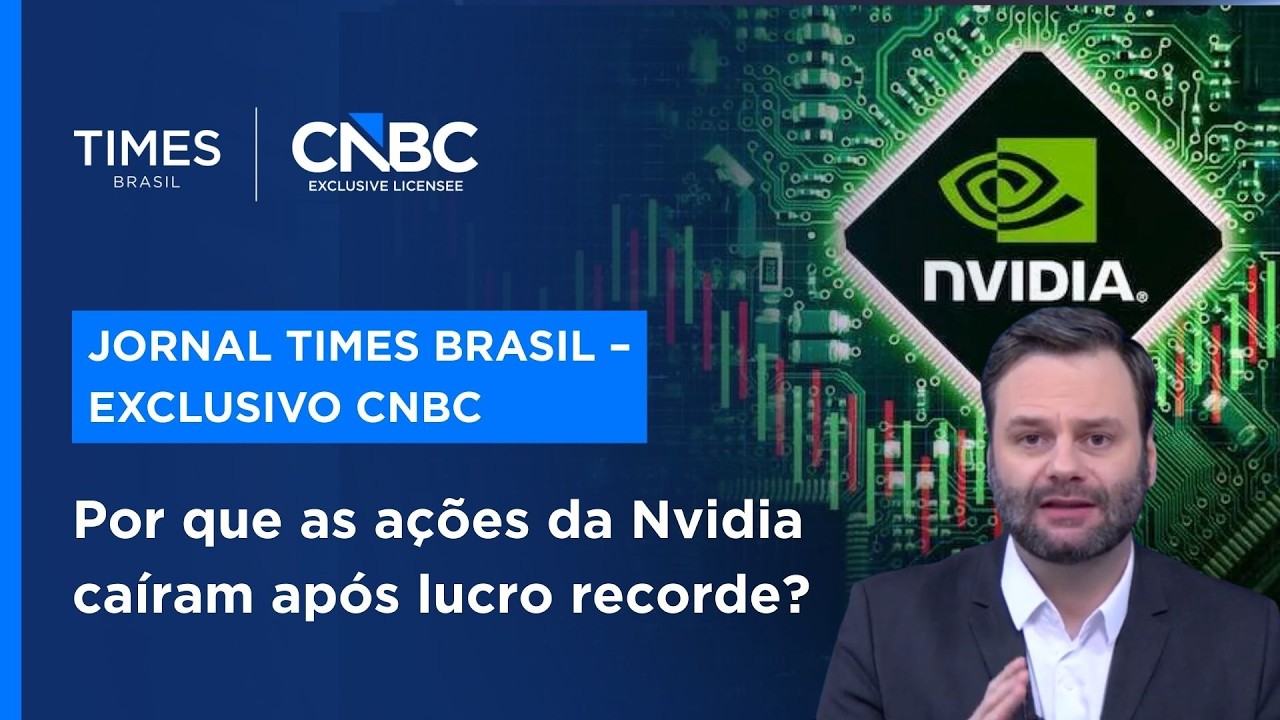 Balan&ccedil;o recorde da Nvidia n&atilde;o cont&eacute;m receio de investidores sobre futuro da intelig&ecirc;ncia artificial