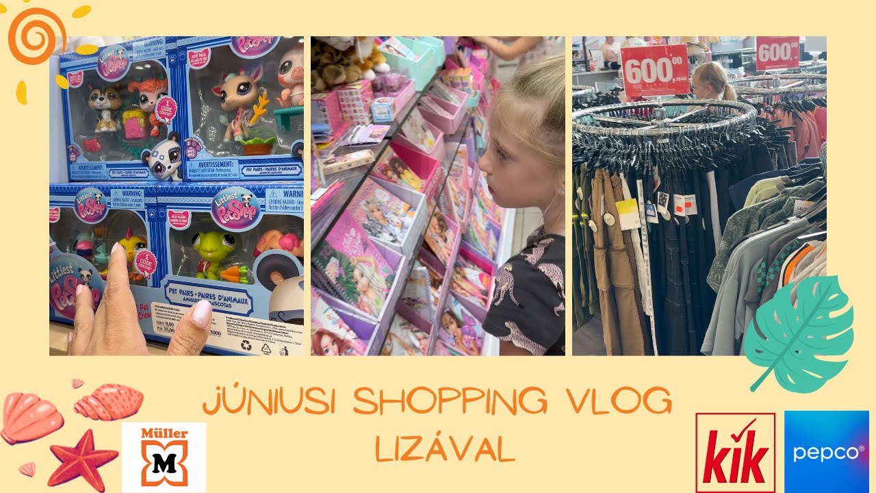 🛍️ SHOPPING VLOG LIZÁVAL | MÜLLER | PEPCO | KIK