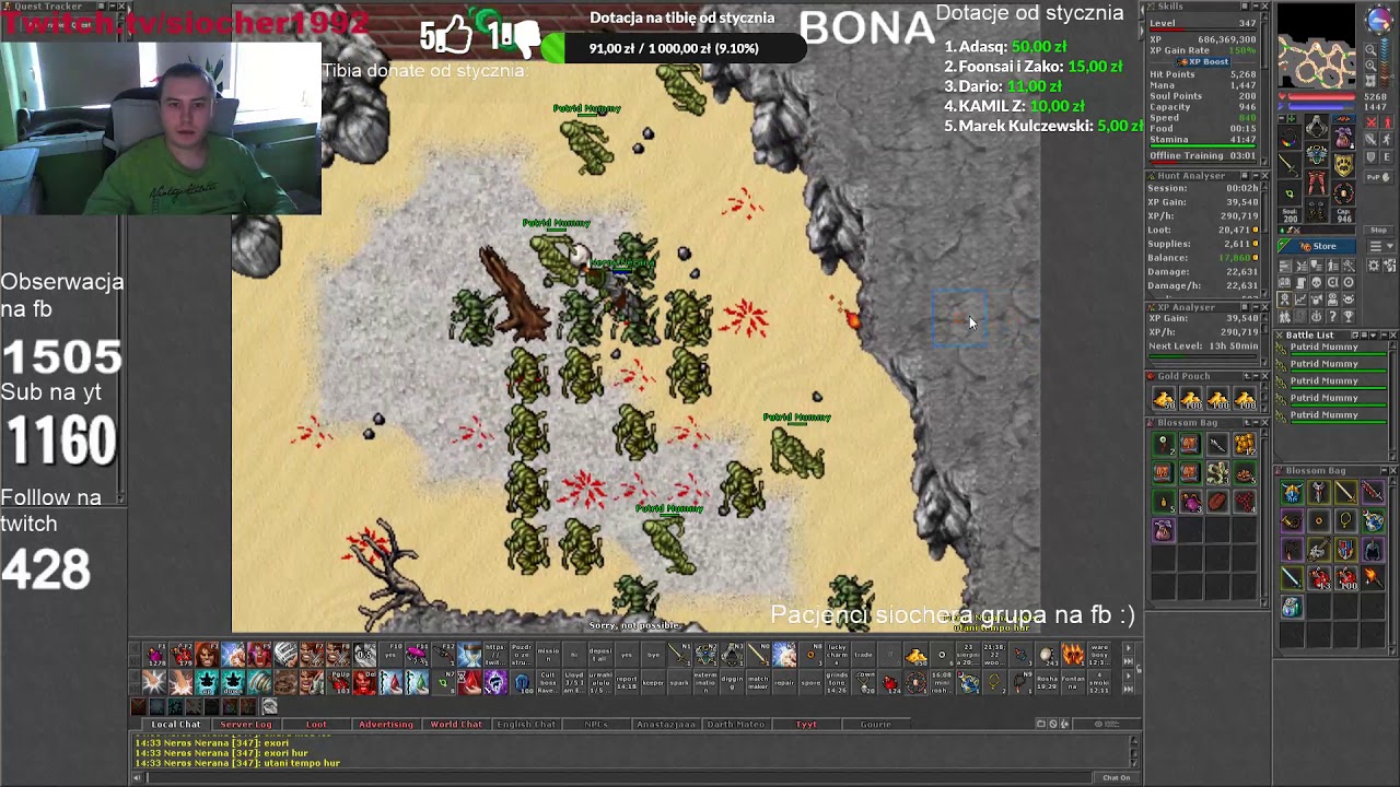 Tibia Darashia Putrid Mummy Boosted