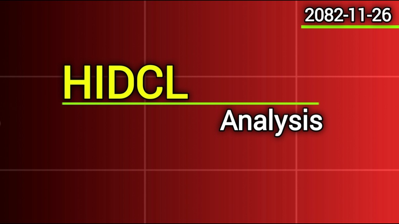 HIDCL Stock(share) Analysis | share market in nepal | nepse analysis today |sharemarket news latest