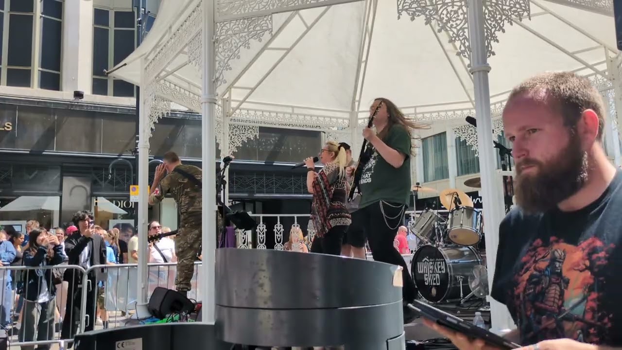 Whiskey Shed 🪖🎸 #leeds #talent #armedforces #rock #guitar #army #singer #military #armyevent #songs