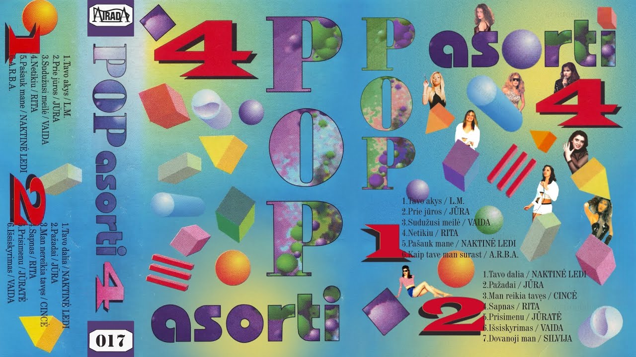 Lietaus mergaitės, Naktinė ledi, Silvija, Jūra, Rita... – POP asorti 4 (airada pop, 🇱🇹, 1995)