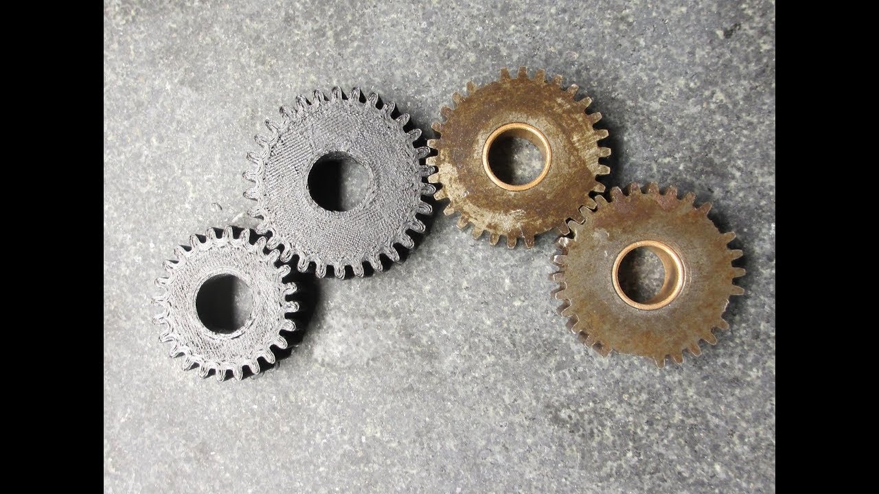 Logan Lathe, 3d printed gears!